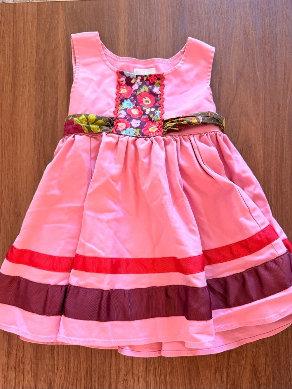Matilda Jane Paint By Numbers Calypso Dress Size 4 Girls Pink & Purple Boutique